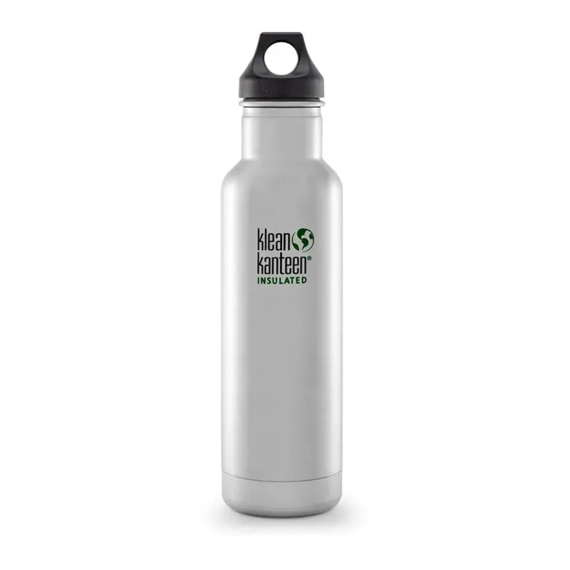 Klean Kanteen Classic Vacuum Insulated 592ml Bottle with Loop Cap-2