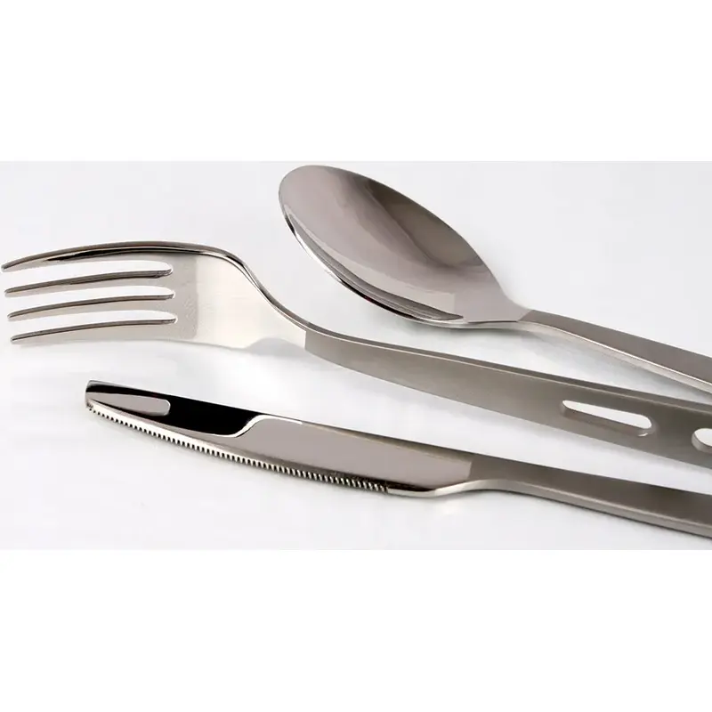 Lifeventure Stainless Steel Knife, Fork and Spoon Set-3