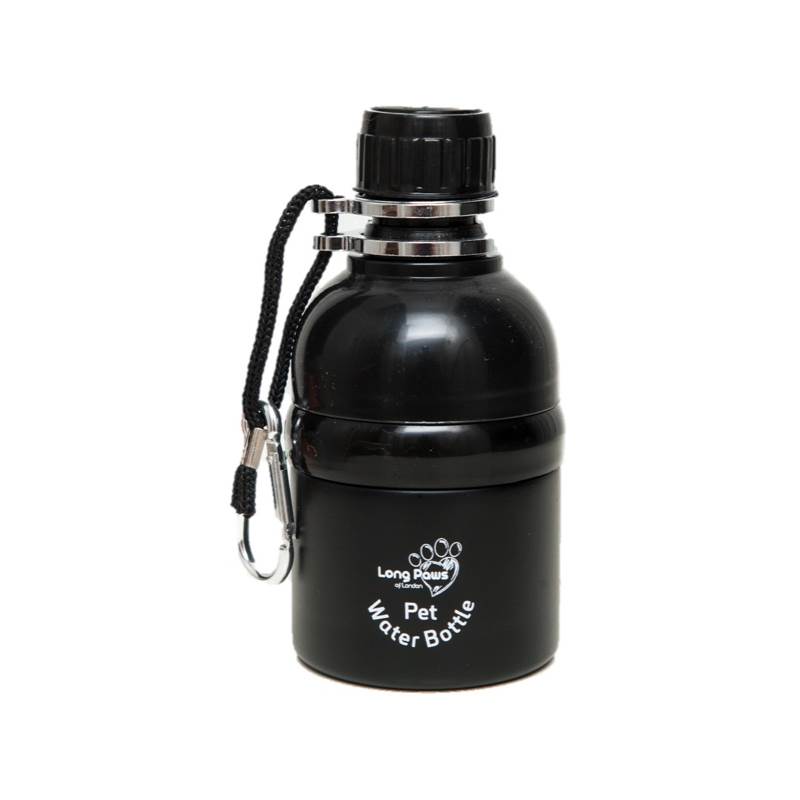 Long Paws Stainless Steel Lick and Flow 250ml Pet Water Bottle-1