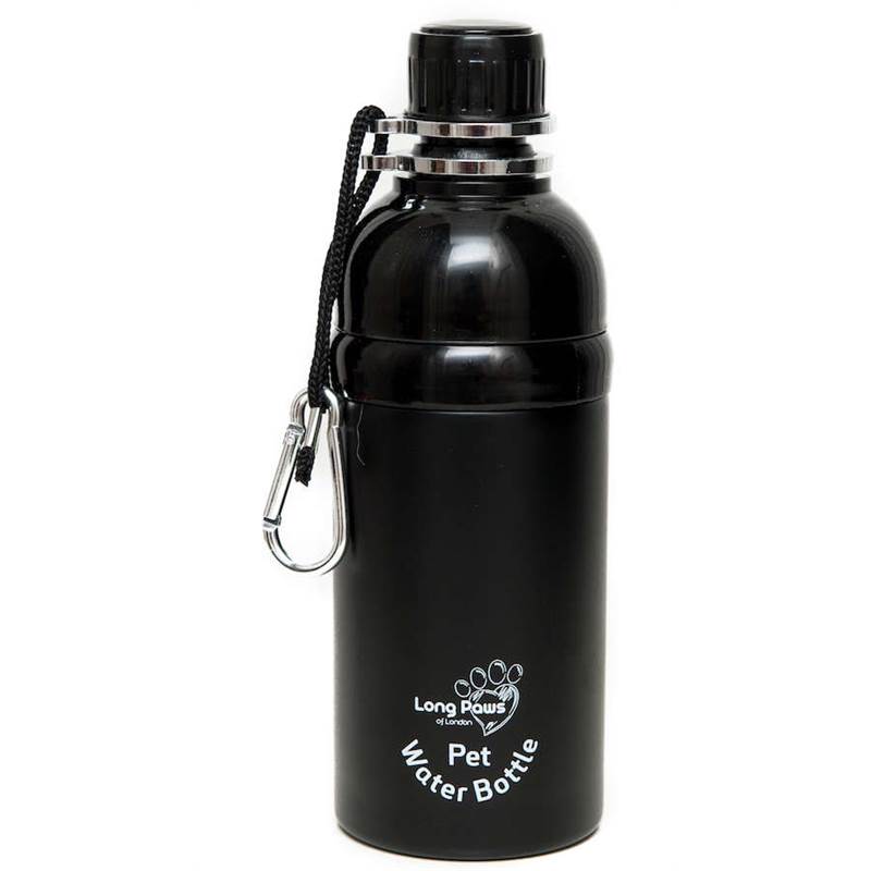 Long Paws Stainless Steel Lick and Flow 500ml Pet Water Bottle-1