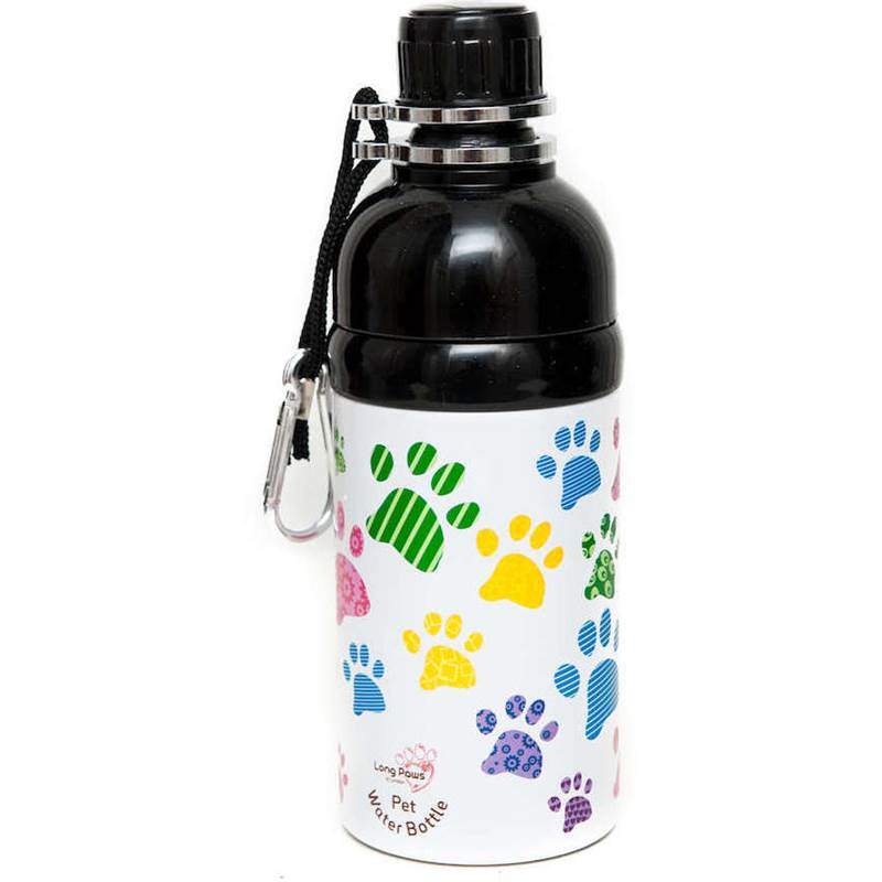 Long Paws Stainless Steel Lick and Flow 500ml Pet Water Bottle-4