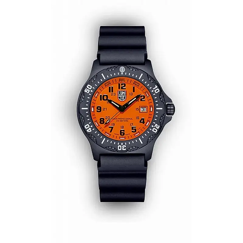 Orange Dial, Black PU Strap LU8409-3