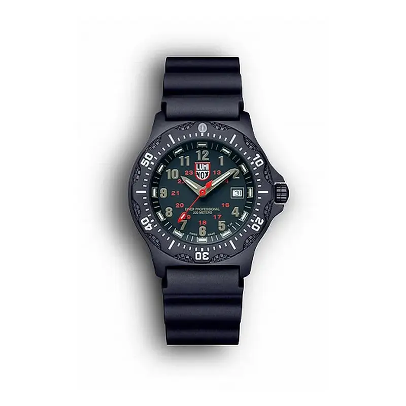 Black/Khaki/Red Dial, Black PU Strap LU8411-4
