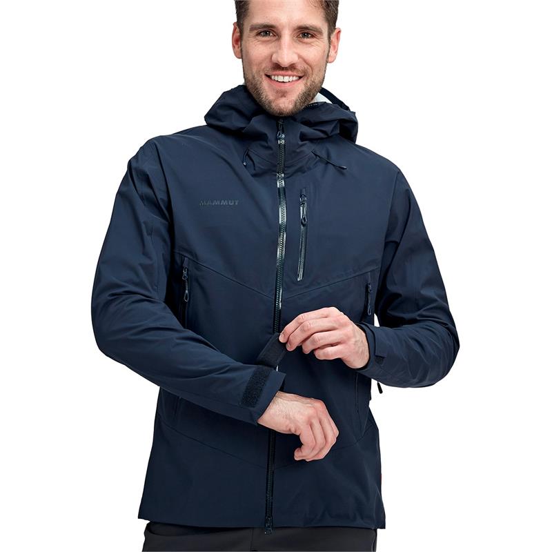 Mammut Mens Kento Hardshell Hooded Waterproof Jacket