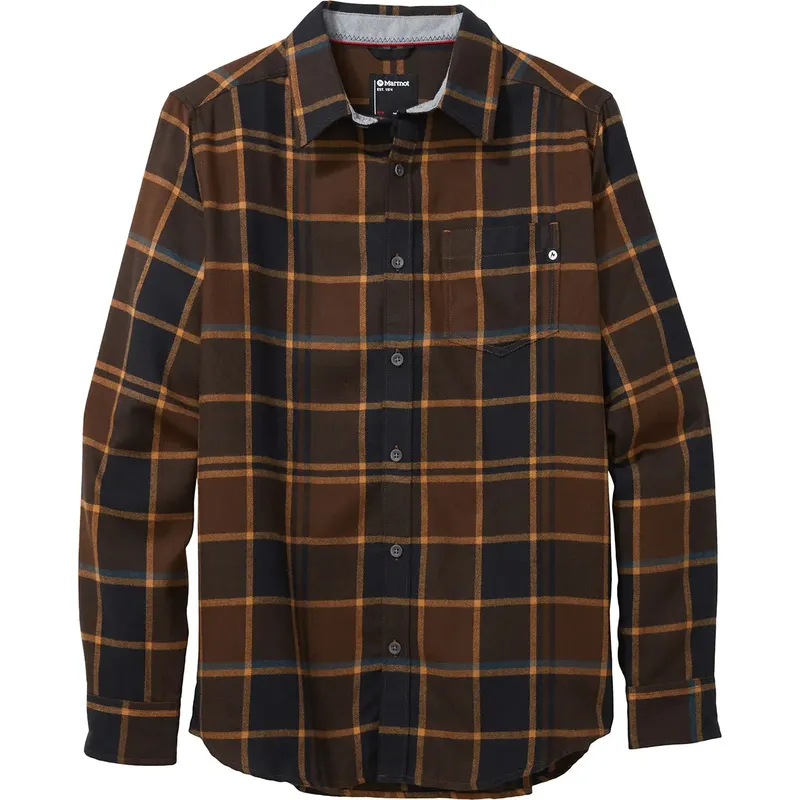 Marmot Mens Fairfax Midweight Flannel LS Shirt-5