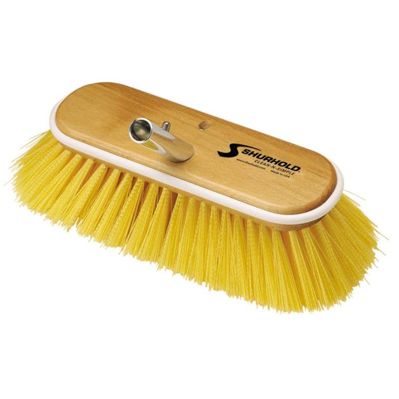 Shurhold 10 inch Large Brush - Medium Yellow 985-1