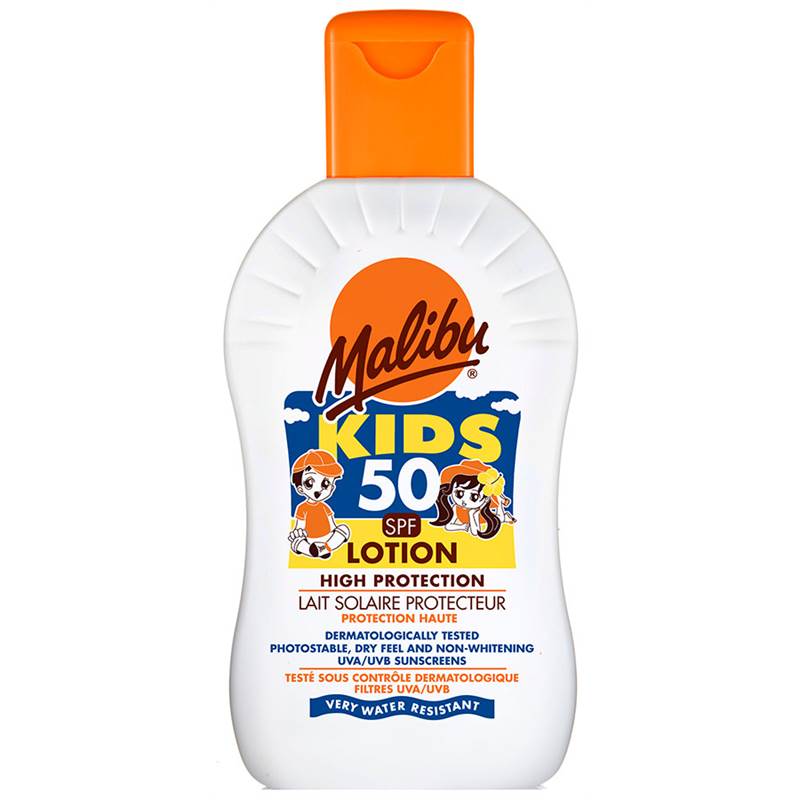 Malibu Sun Protection SPF 50 Kids Lotion-1