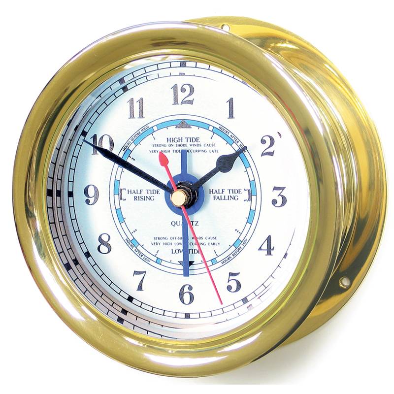 Capstan Range Marine Brass Tide Clock-1