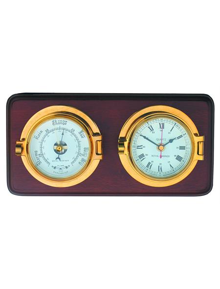 Channel Range Mounted Clock and Barometer
