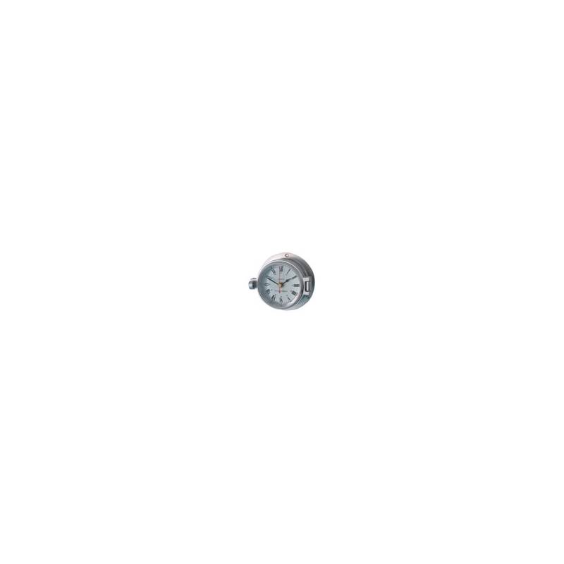 Channel Matt Chrome Clock-2