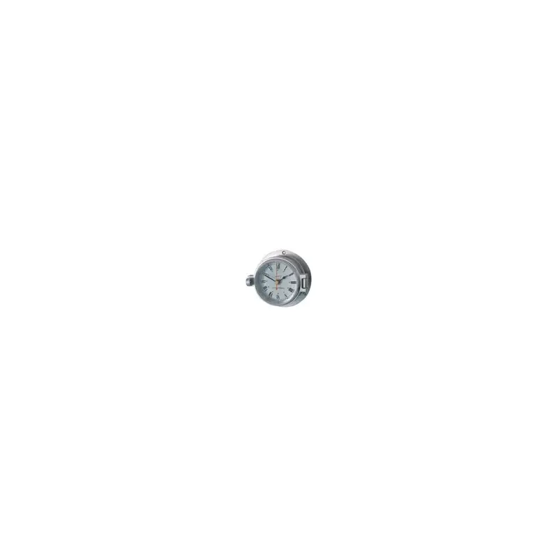 Channel Matt Chrome Clock-2
