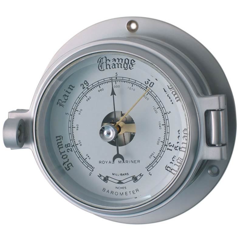 Channel Matt Chrome Barometer-1