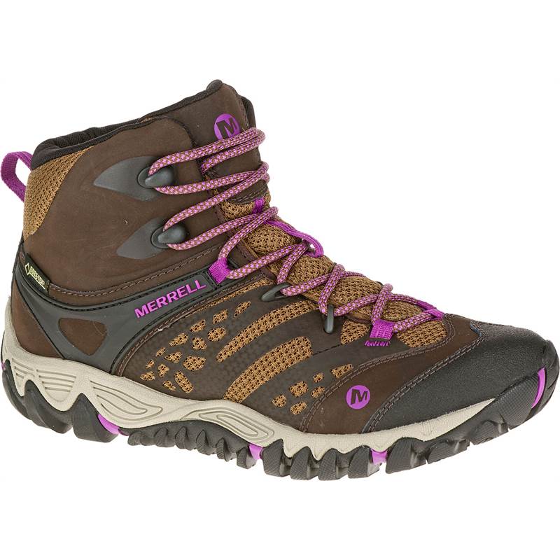 Merrell All Out Blaze Ventilator Mid Gore-Tex Womens Hiking Boots OutdoorGB