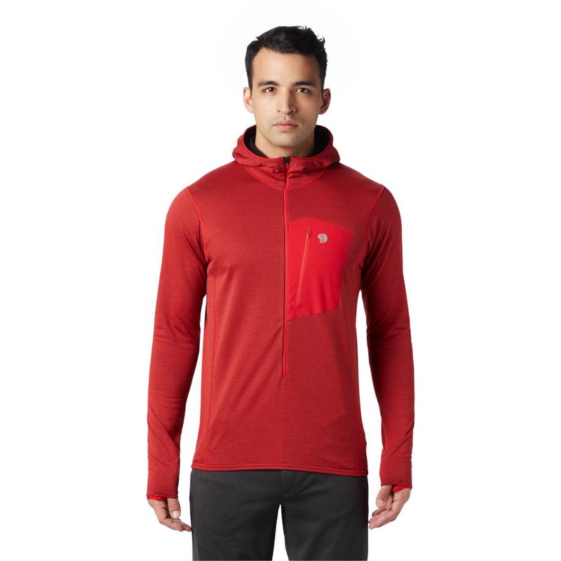Mountain Hardwear Mens Type 2 Fun Three Quarter Zip Hoody-5