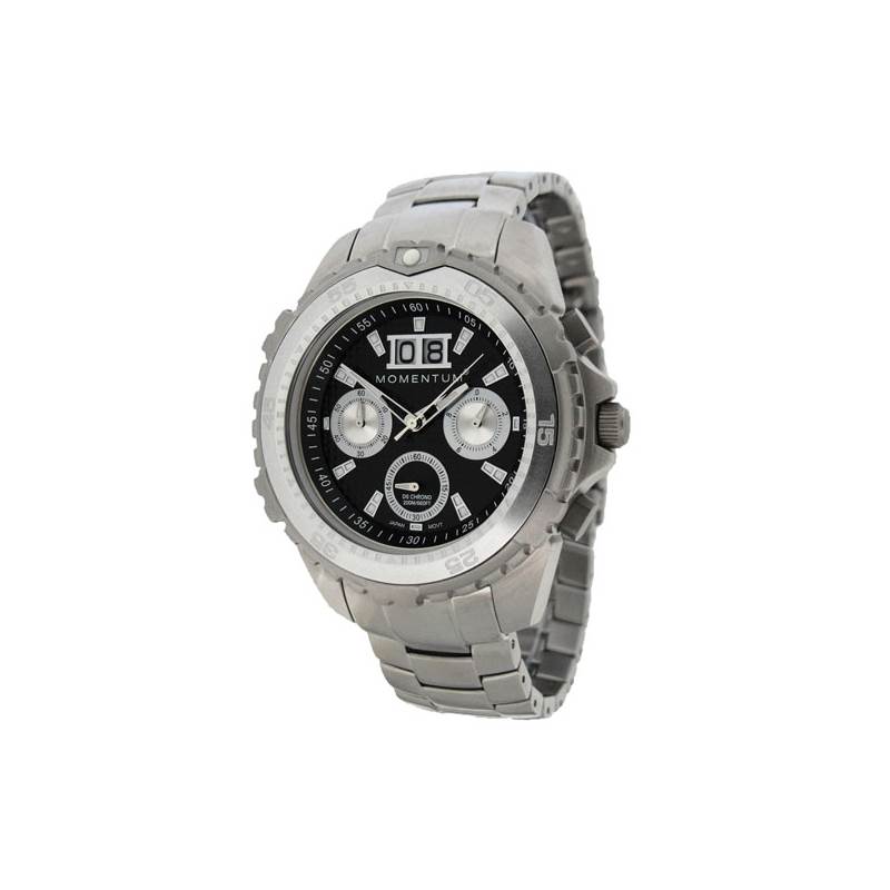 Momentum D6 Chrono Diving Watch with Stainless Steel Strap-1