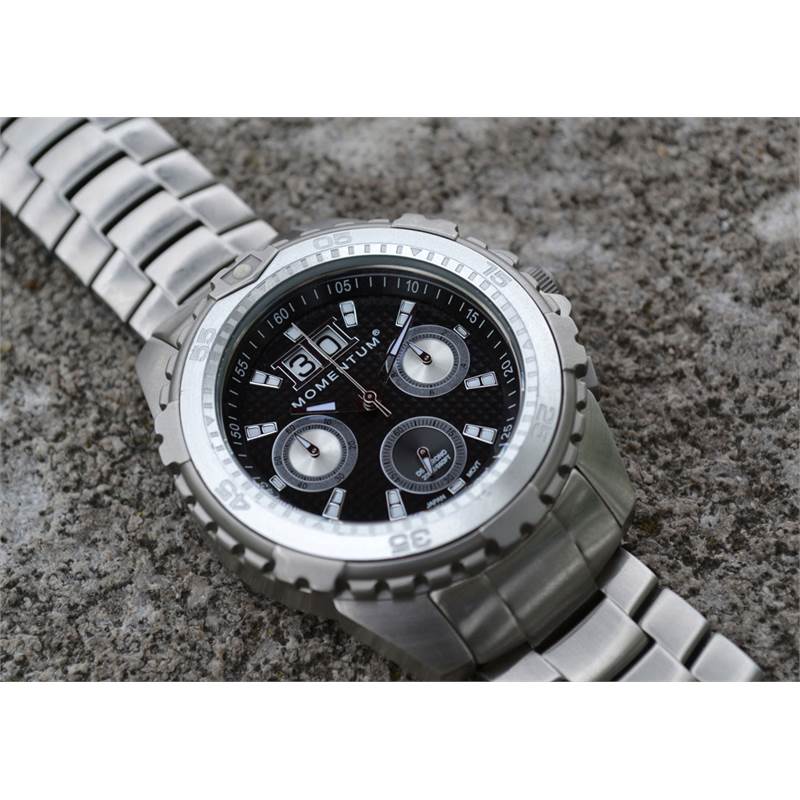 Momentum D6 Chrono Diving Watch with Stainless Steel Strap-2