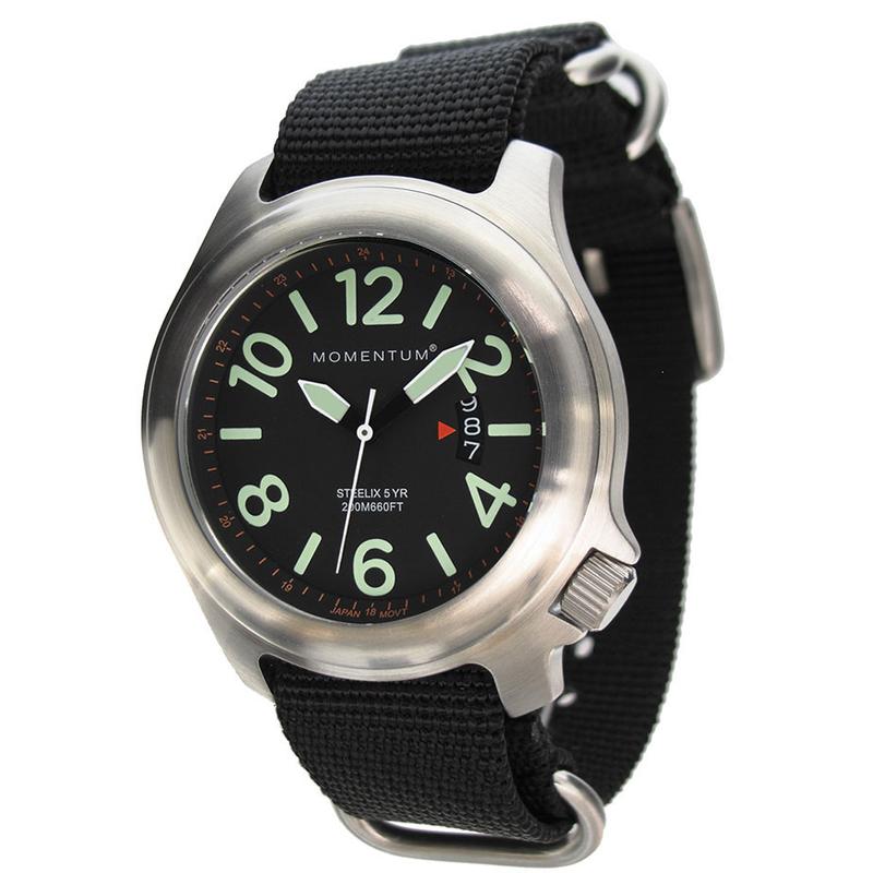 Momentum Steelix Mens Watch with Nylon Strap OutdoorGB