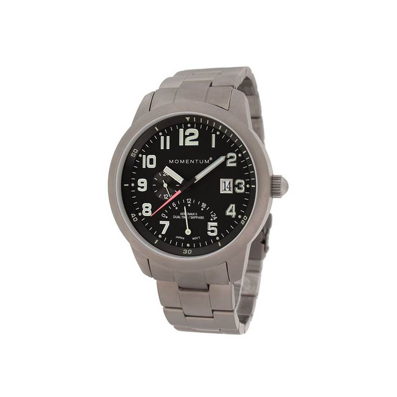 Momentum Aeromax Titanium GMT Watch and Bracelet-1
