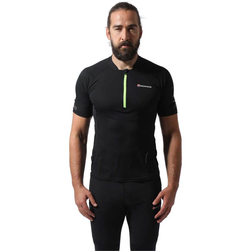 Montane Mens Fang Zip Running T-Shirt-2