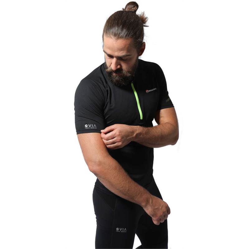 Montane Mens Fang Zip Running T-Shirt-5