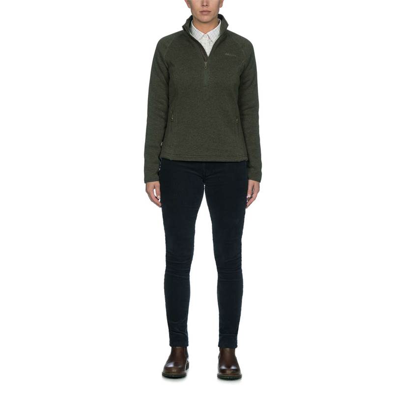 Musto Womens Super Warm Polartec Windjammer Half Zip Fleece-1