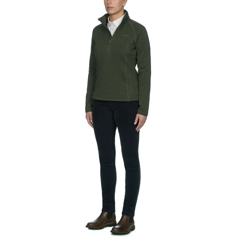 Musto Womens Super Warm Polartec Windjammer Half Zip Fleece-2