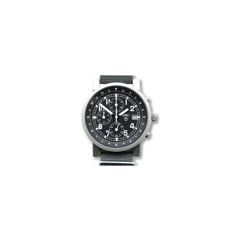 MWC Stainless Steel Mil-Tec MKI Quartz Pilots Chronograph-2