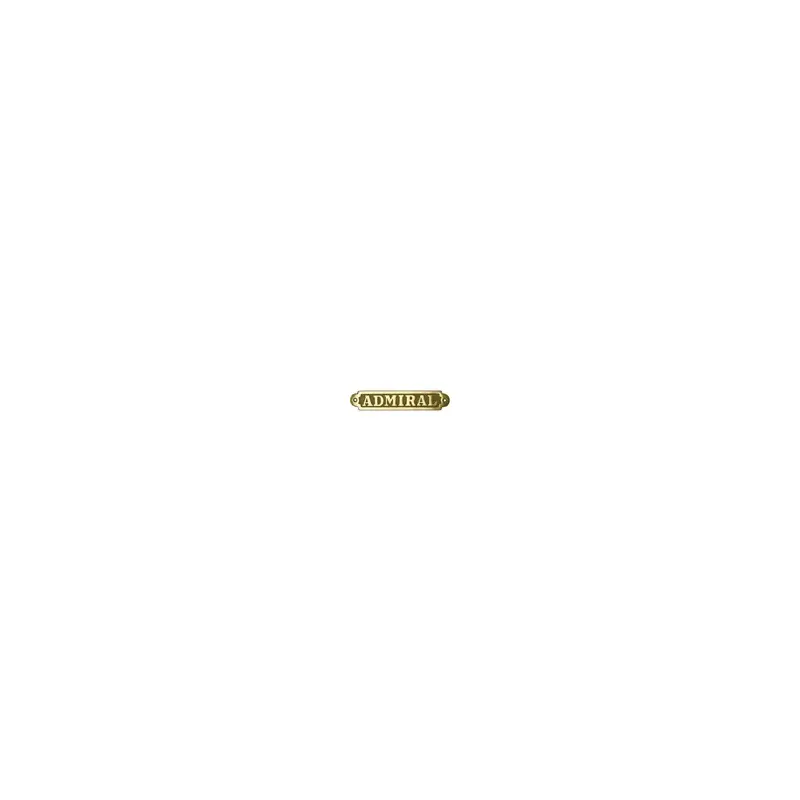 CAPTAIN Brass Sign-2
