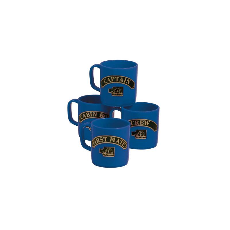 Stacking Plastic Coffee Mugs Show Rank-3