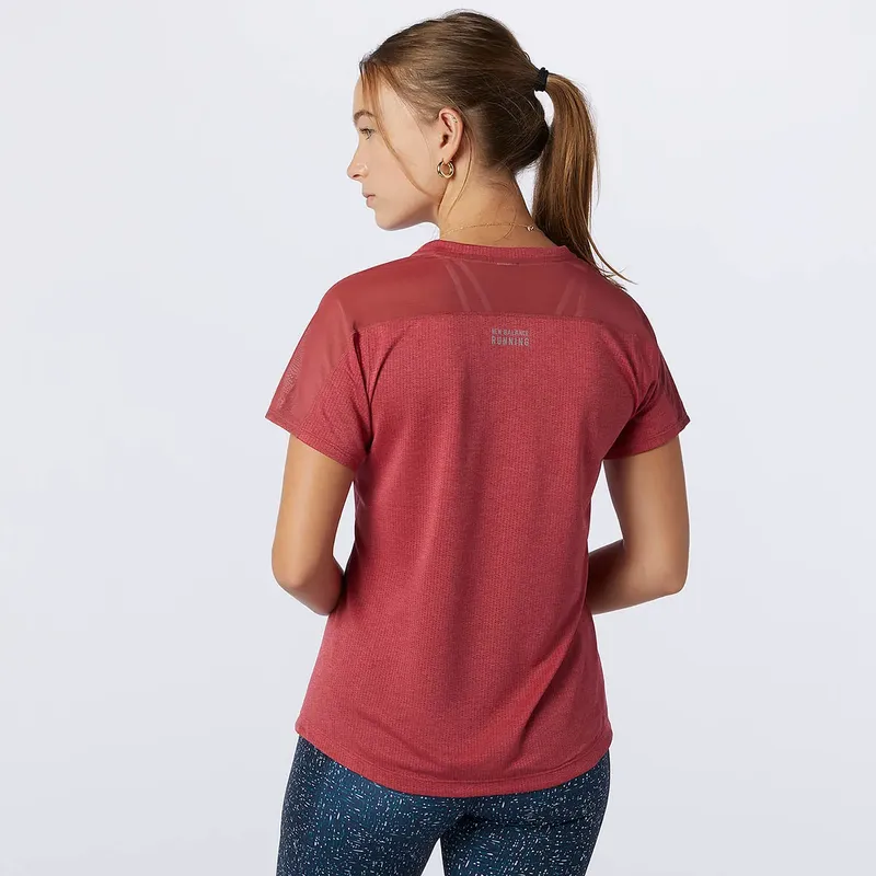 New Balance Womens Impact Run Short Sleeve T-Shirt-3