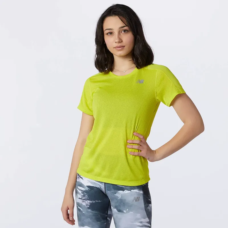 New Balance Womens Impact Run Short Sleeve T-Shirt-5