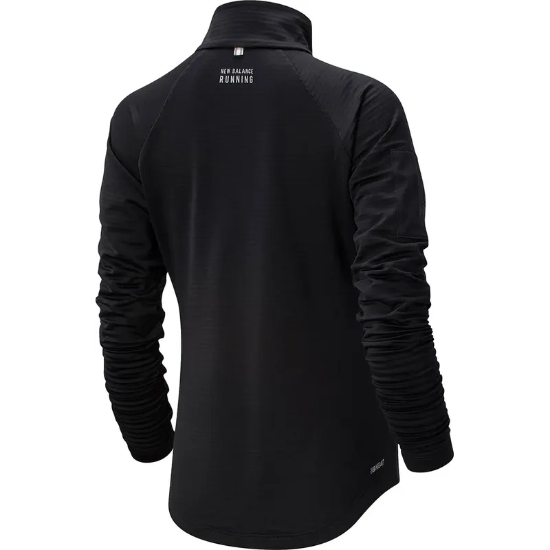 New Balance Womens Impact Run Heat Grid Half Zip Top-3