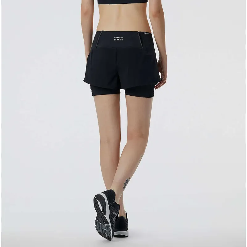 New Balance Womens Impact Run 2in1 Shorts-3