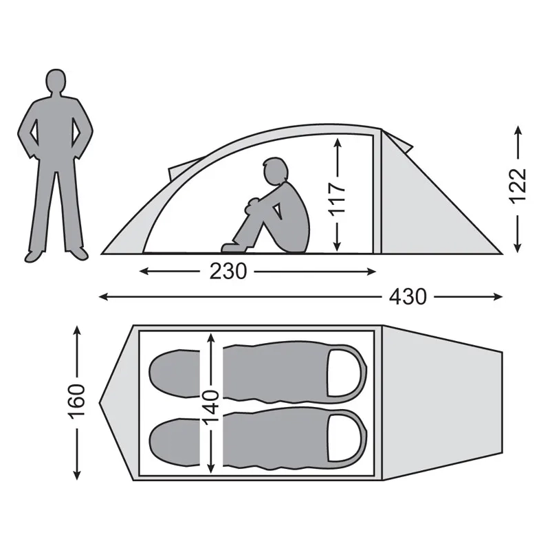 Nordisk Blixen 2 SI Tent-4