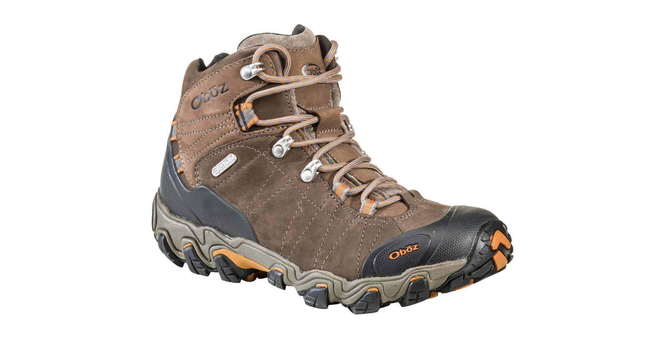 Oboz Mens Bridger Mid BDRY Wide Hiking Boots