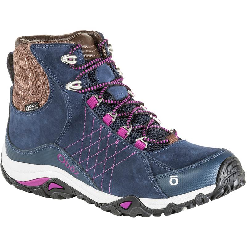 oboz women's sapphire 8 insulated b dry waterproof hiking boot