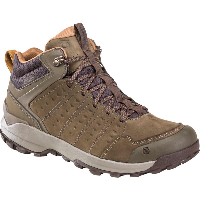 Oboz Mens Sypes Mid Leather BDRY Hiking Boots
