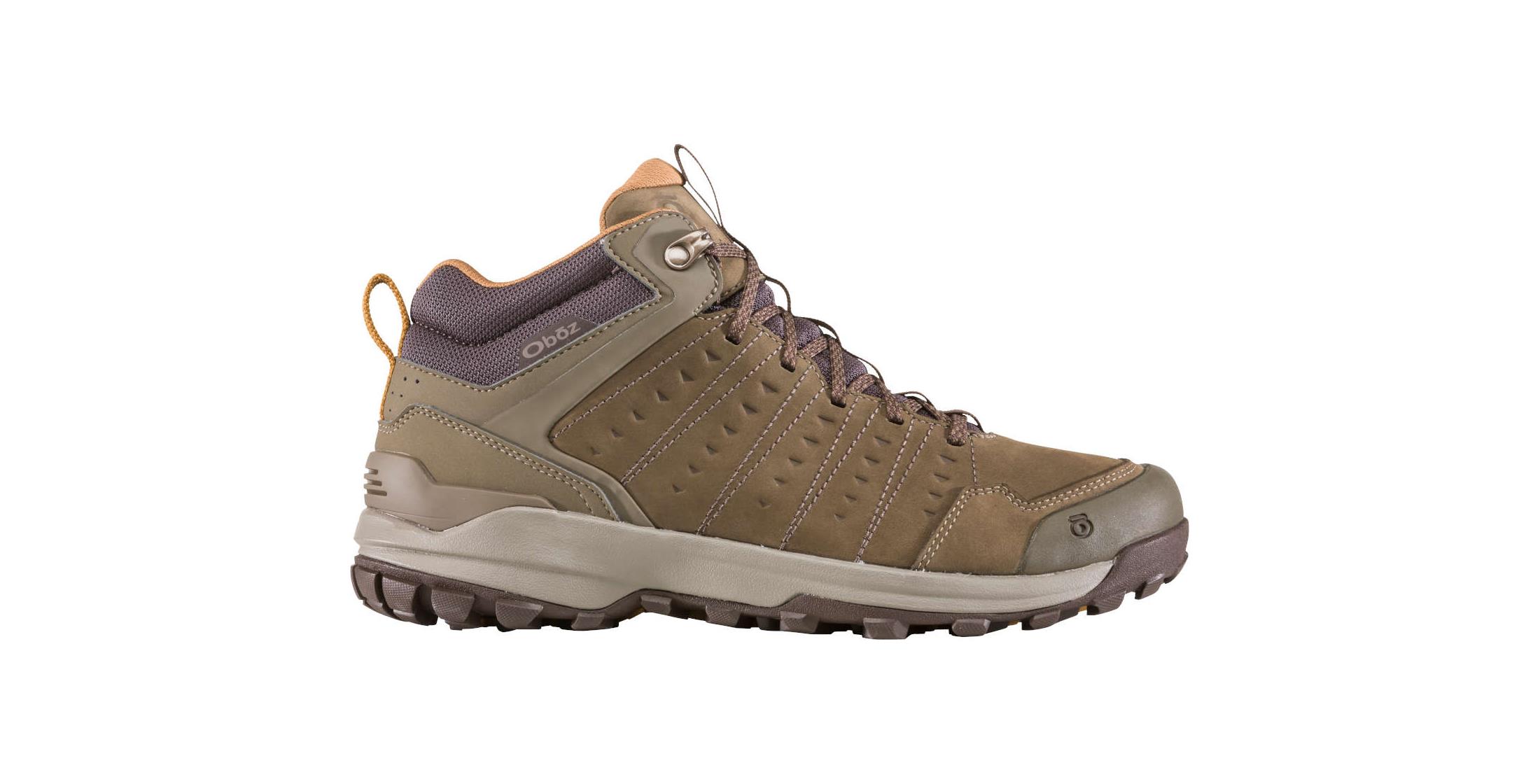 Oboz Mens Sypes Mid Leather BDRY Hiking Boots