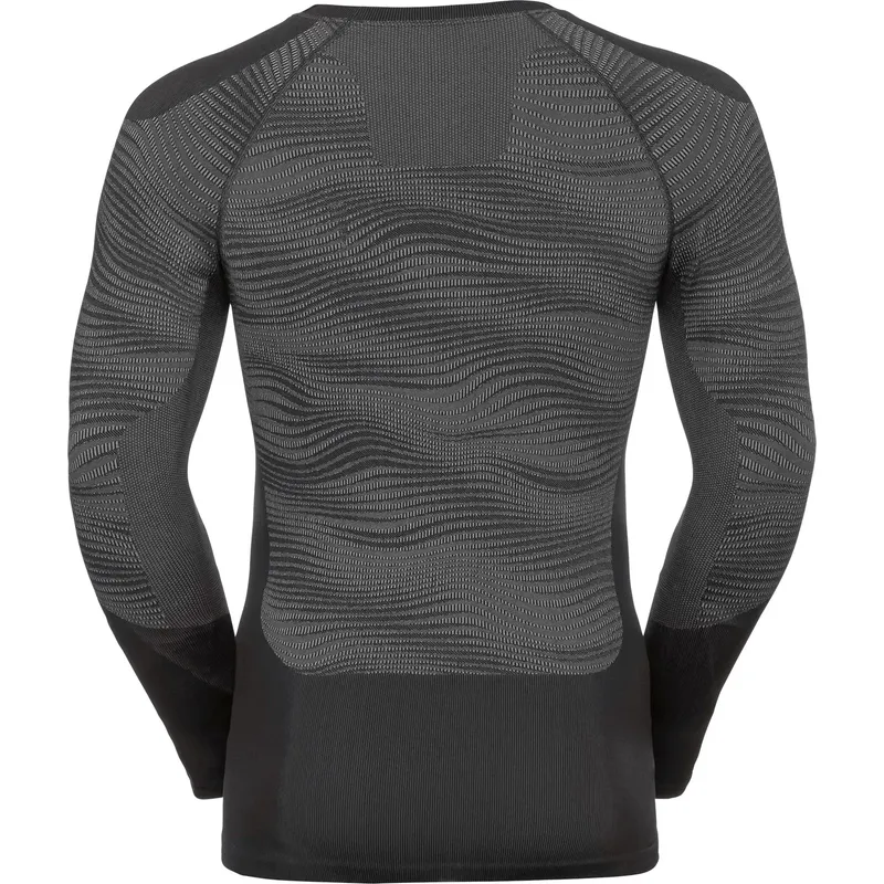Odlo Mens Performance Blackcomb SUW Long Sleeve Crew Neck Top-4