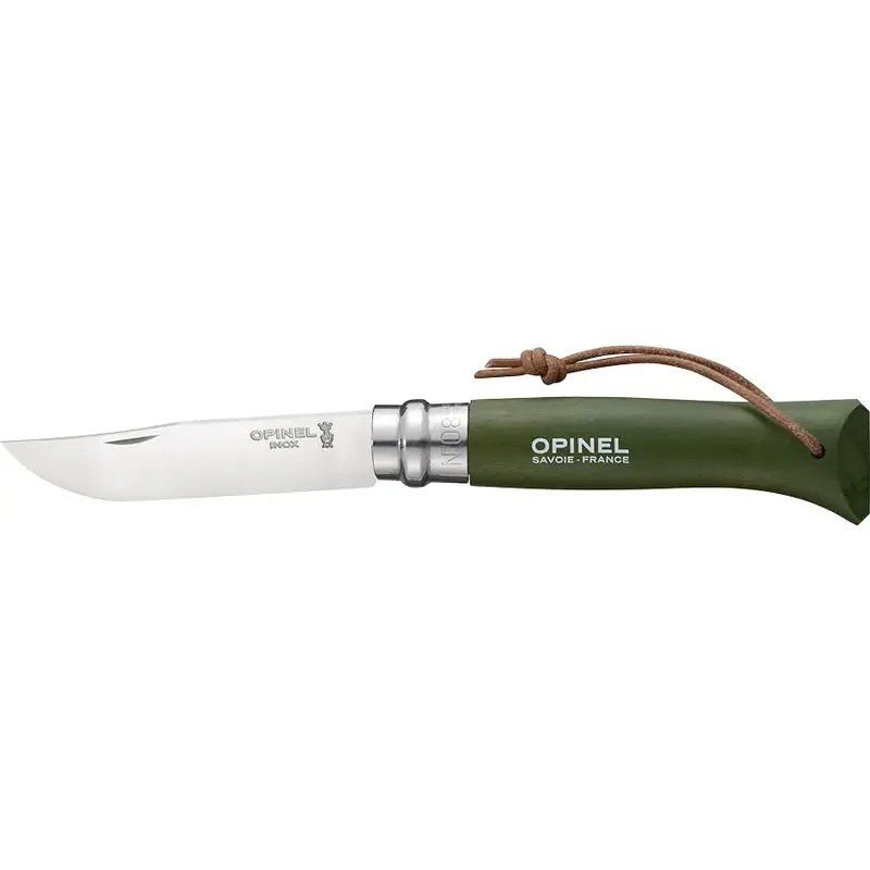 Opinel No.8 Coloured Trekking Stainless Steel Lock Knife-3