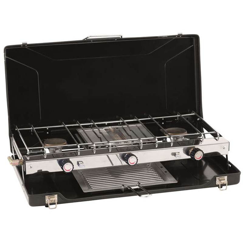 Outwell Appetizer Trio Two Burner Gas Camping Stove-1