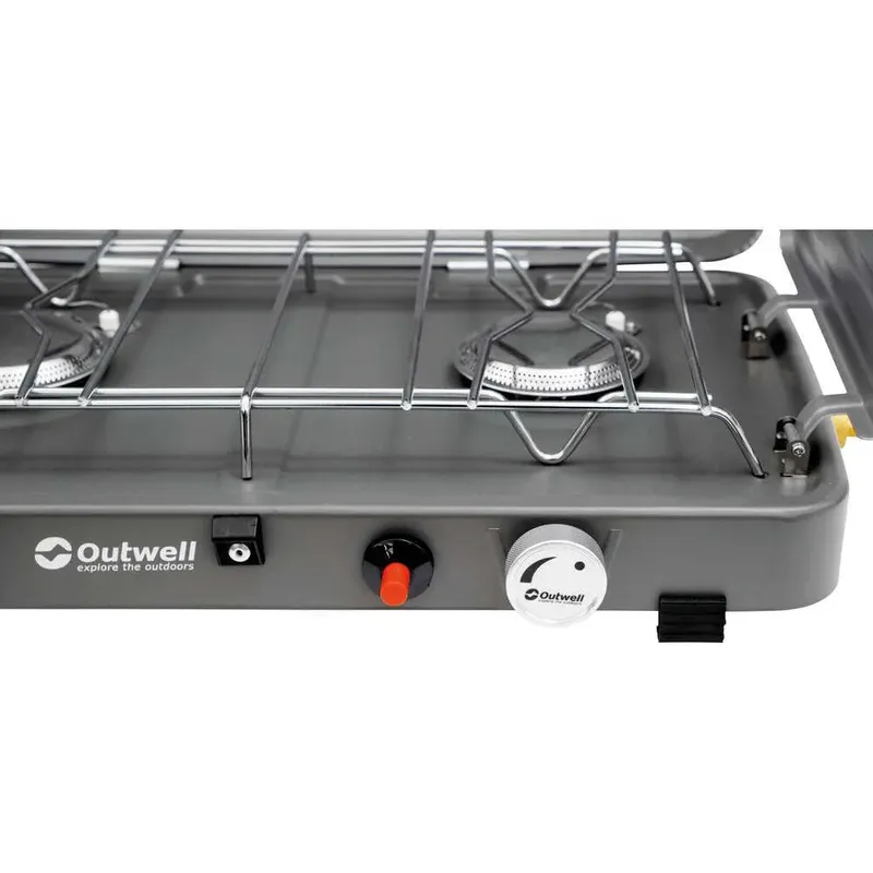 Outwell Olida Two Burner Compact Portable Gas Camping Stove-4