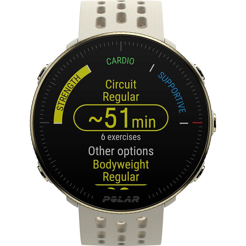 Polar Vantage M2 HRM Multisport Watch - Gold Champagne-5