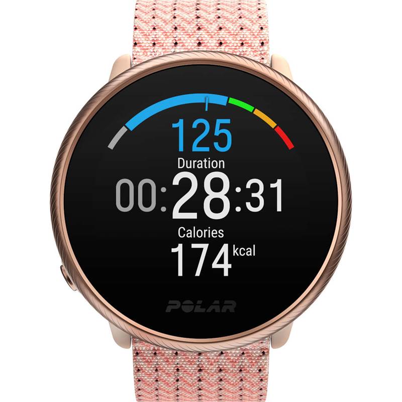 polar ignite rose gold