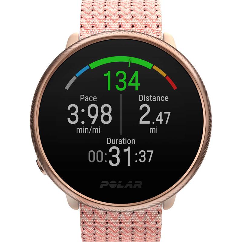 polar ignite rose gold