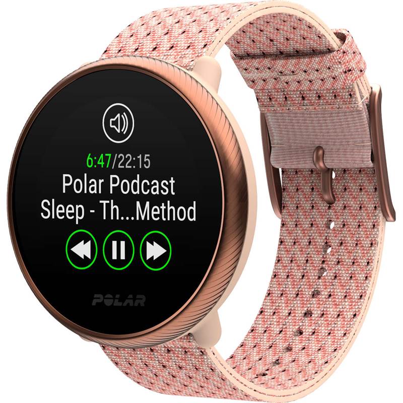 Polar Ignite 2 Fitness HRM Watch - Pink Rose Gold-2