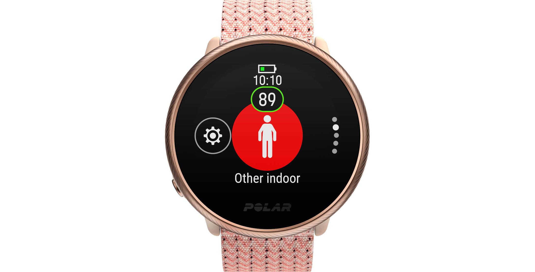 polar ignite rose gold