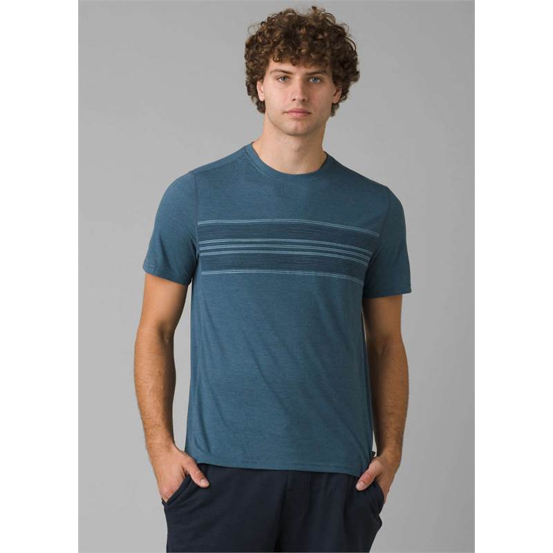 Prana Mens Prospect Heights Graphic Short Sleeve T-Shirt-1