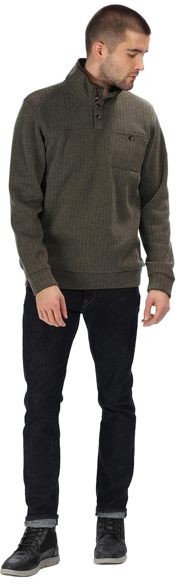 Regatta Mens Lochran Button Neck Fleece 