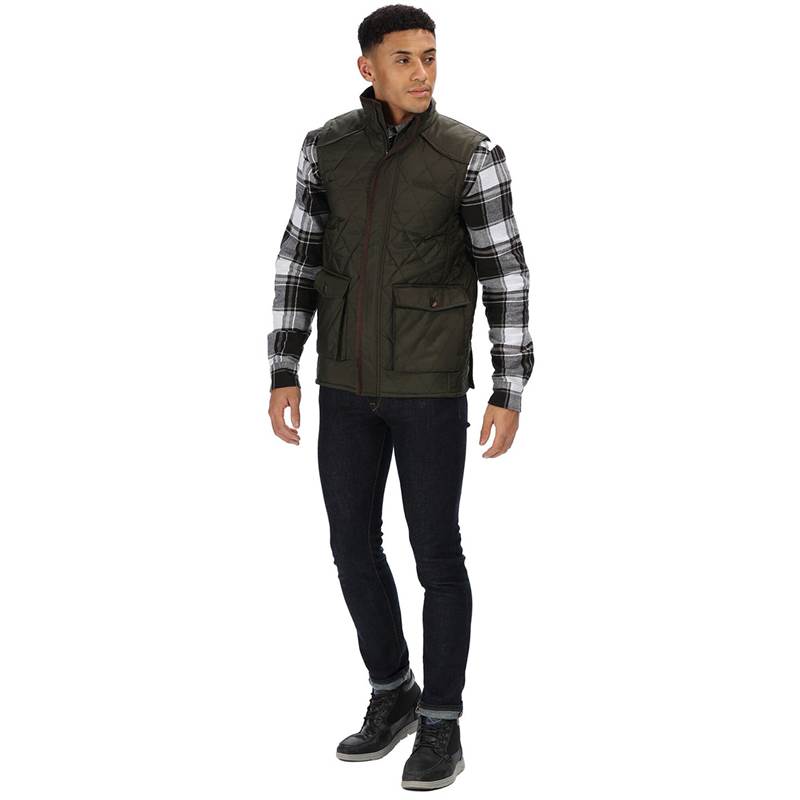 Regatta Mens Lander Quilted Bodywarmer-3